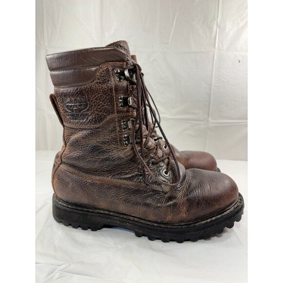 Cabela’s  Mens Insulated Work Leather Boots Size 9.5 - Picture 4 of 12